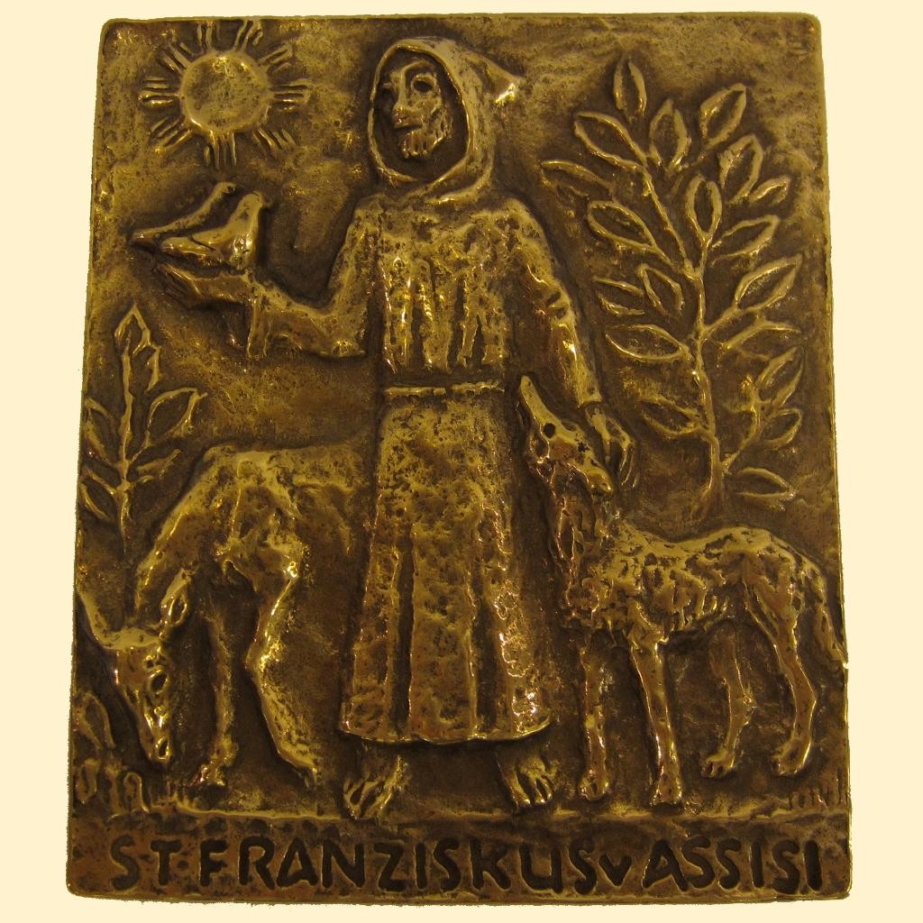 Plaquette - St. Franciscus van Assisie