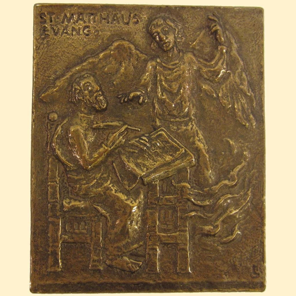 Plaquette - St. Mattheus de evangelist