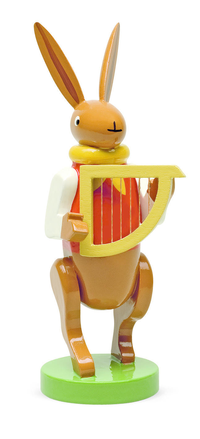 Haas met harp