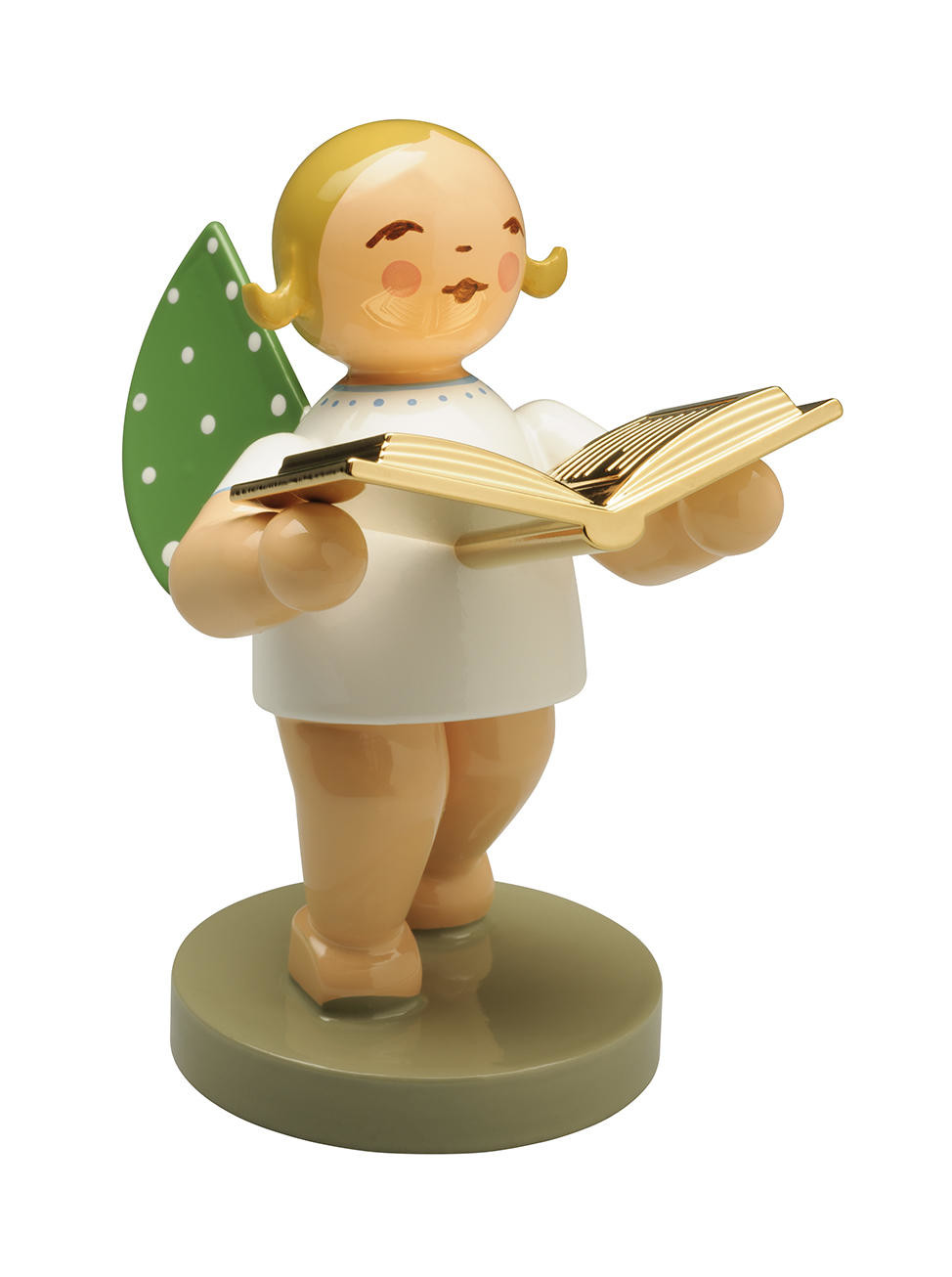 Engel met gouden boek - blond