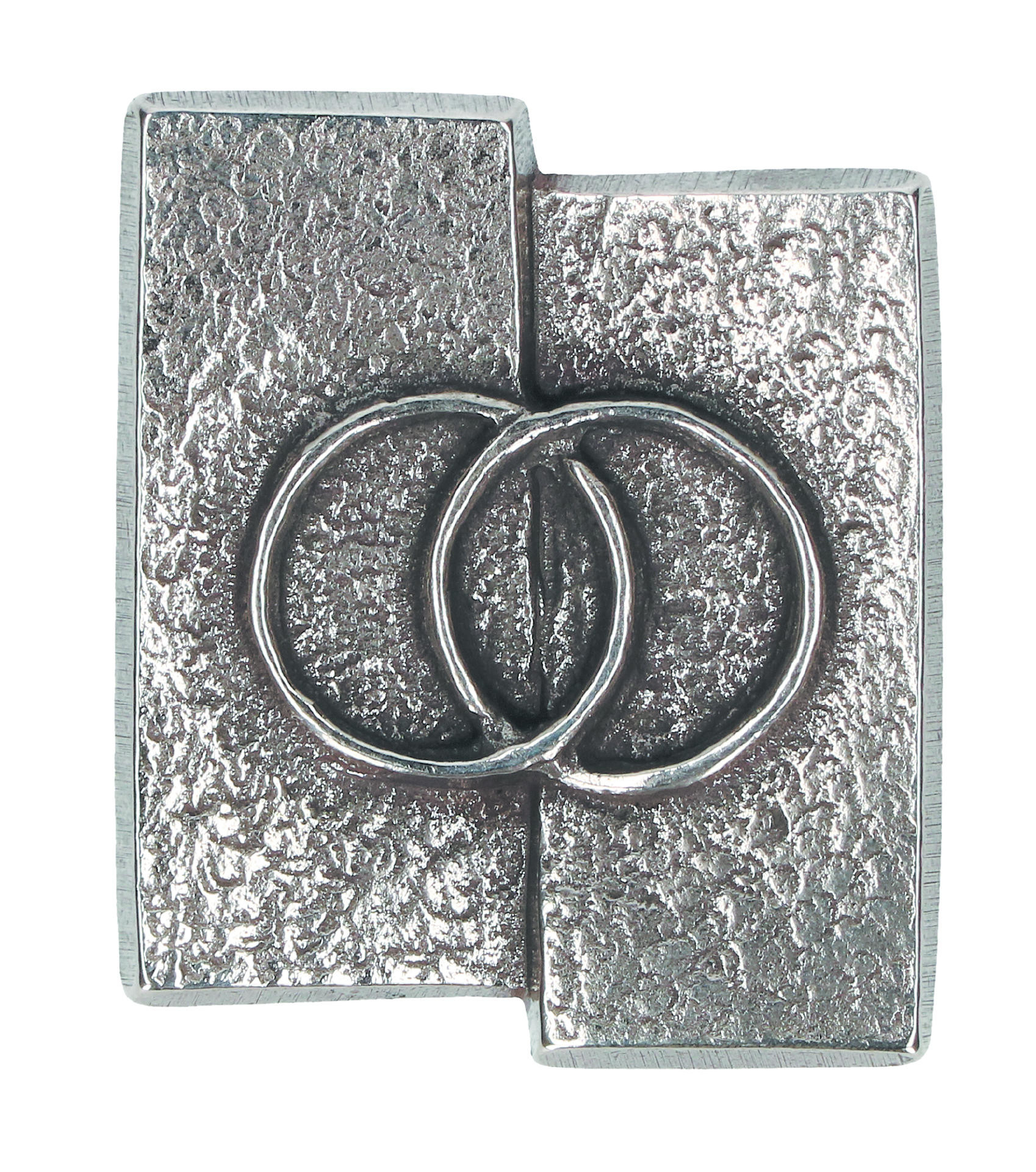 Plaquette ringen - zilverkleurig