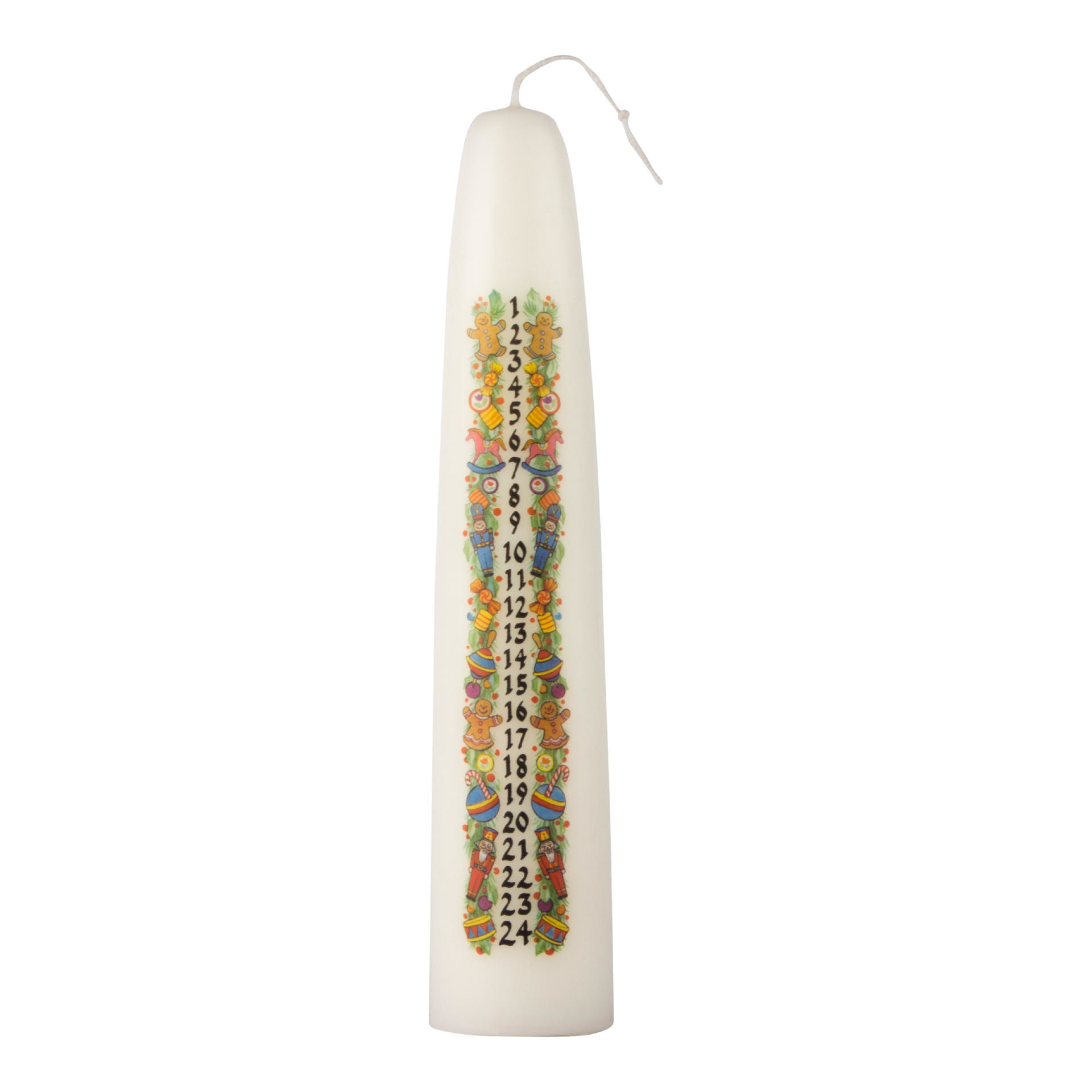 Adventkaars - kleur 35 cm