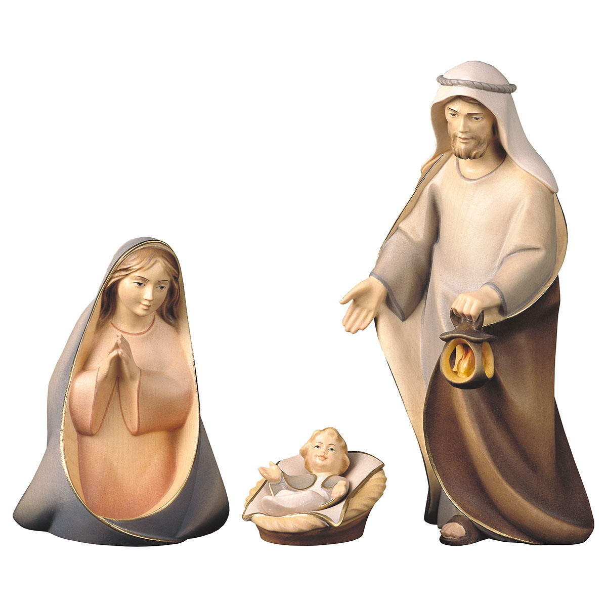 Kom Kerstgroep - Jozef, Maria en kindje Jezus