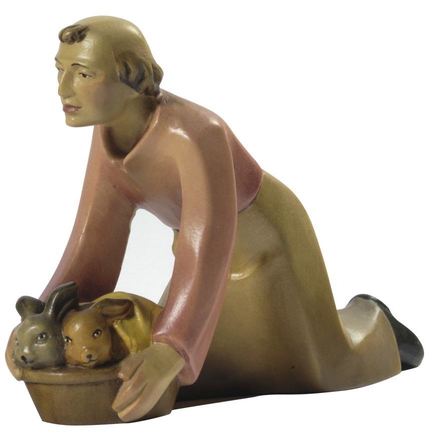Leo Kerstgroep - herder met konijnen
