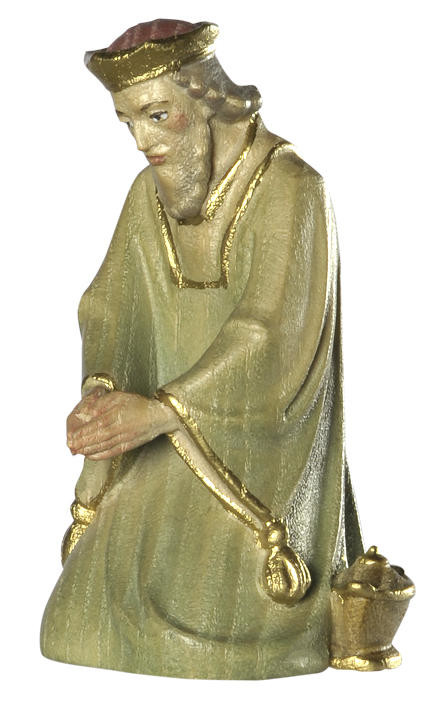 Leonie Kerstgroep - knielende koning
