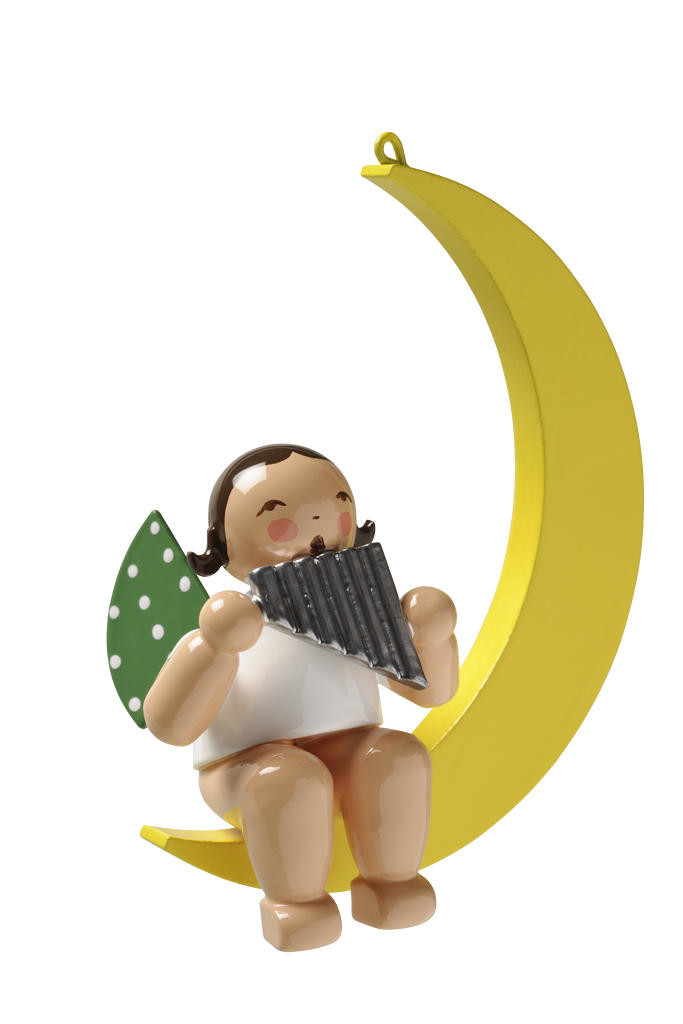Engel met panfluit - maan