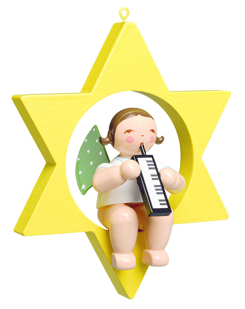 Engel met melodica - ster 