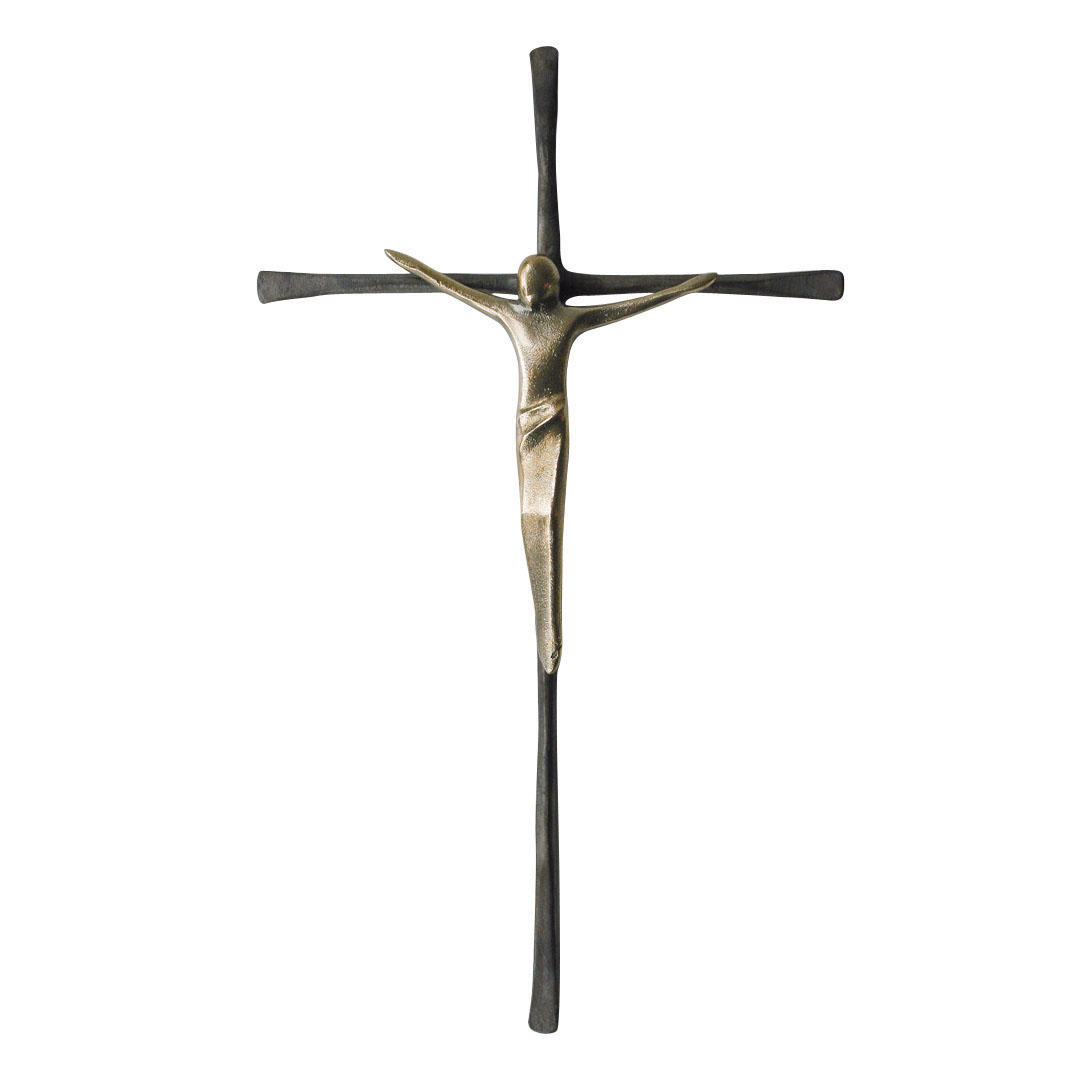 Bronzen kruis 27 - modern