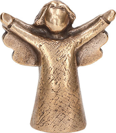 Bronzen engel - Vreugde 6,5 cm