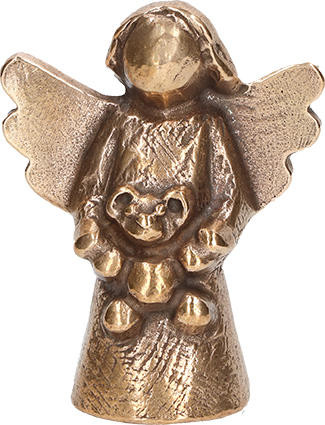 Bronzen engel - beertje