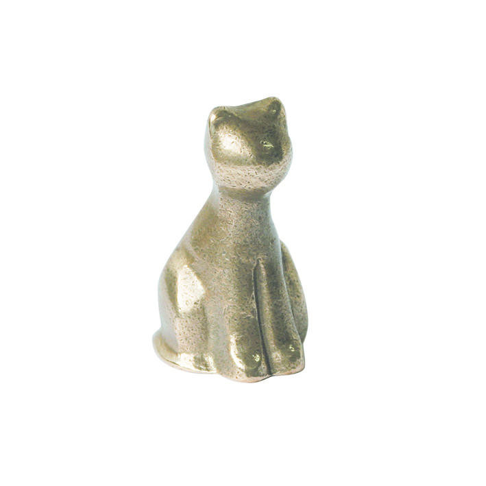 Bronzen poesje - 4,5 cm