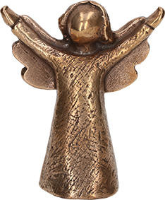 Bronzen engel - Vreugde 8,5 cm