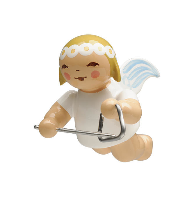Engel met triangel - zwevend (klein)