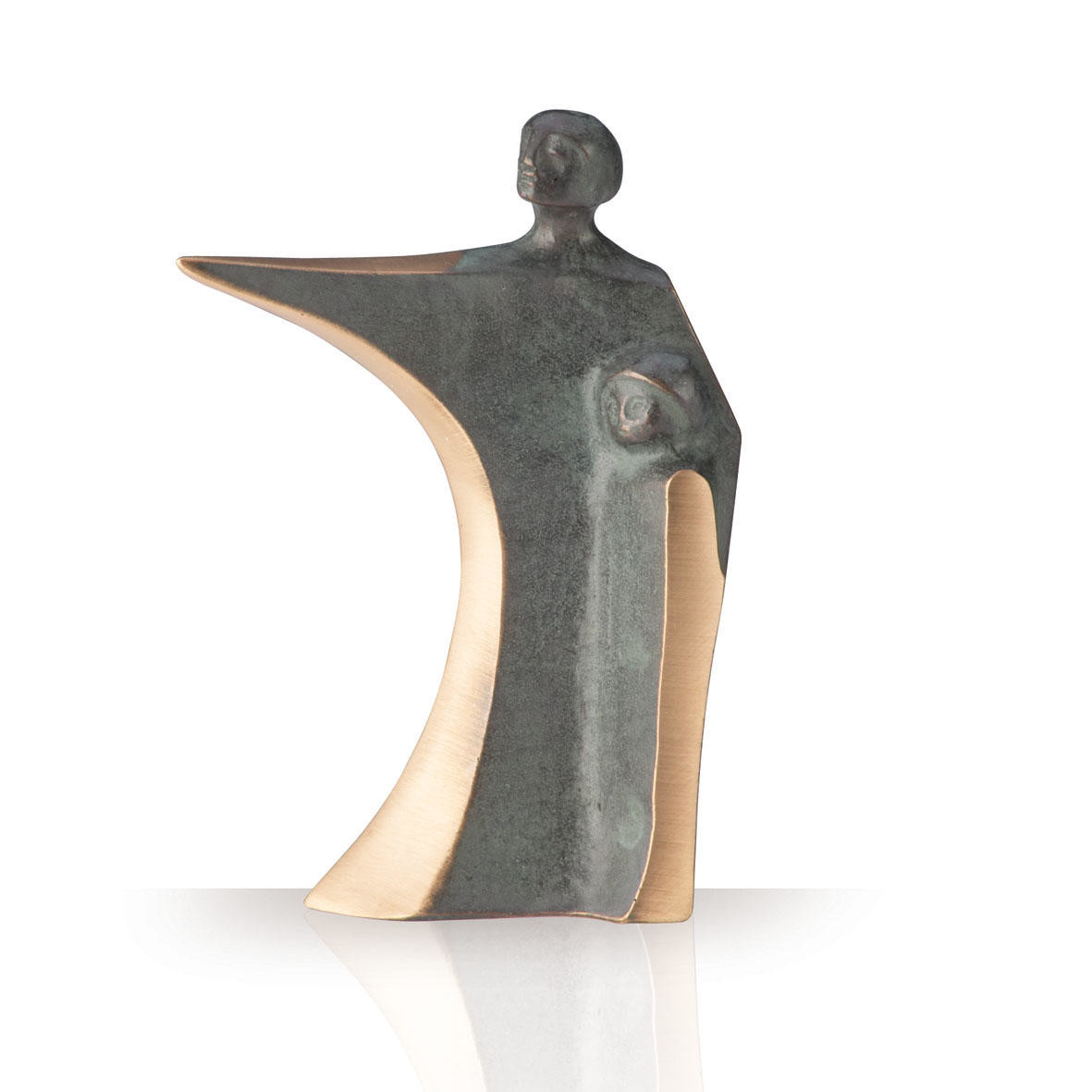 Bronzen beeld - Vader en Zoon
