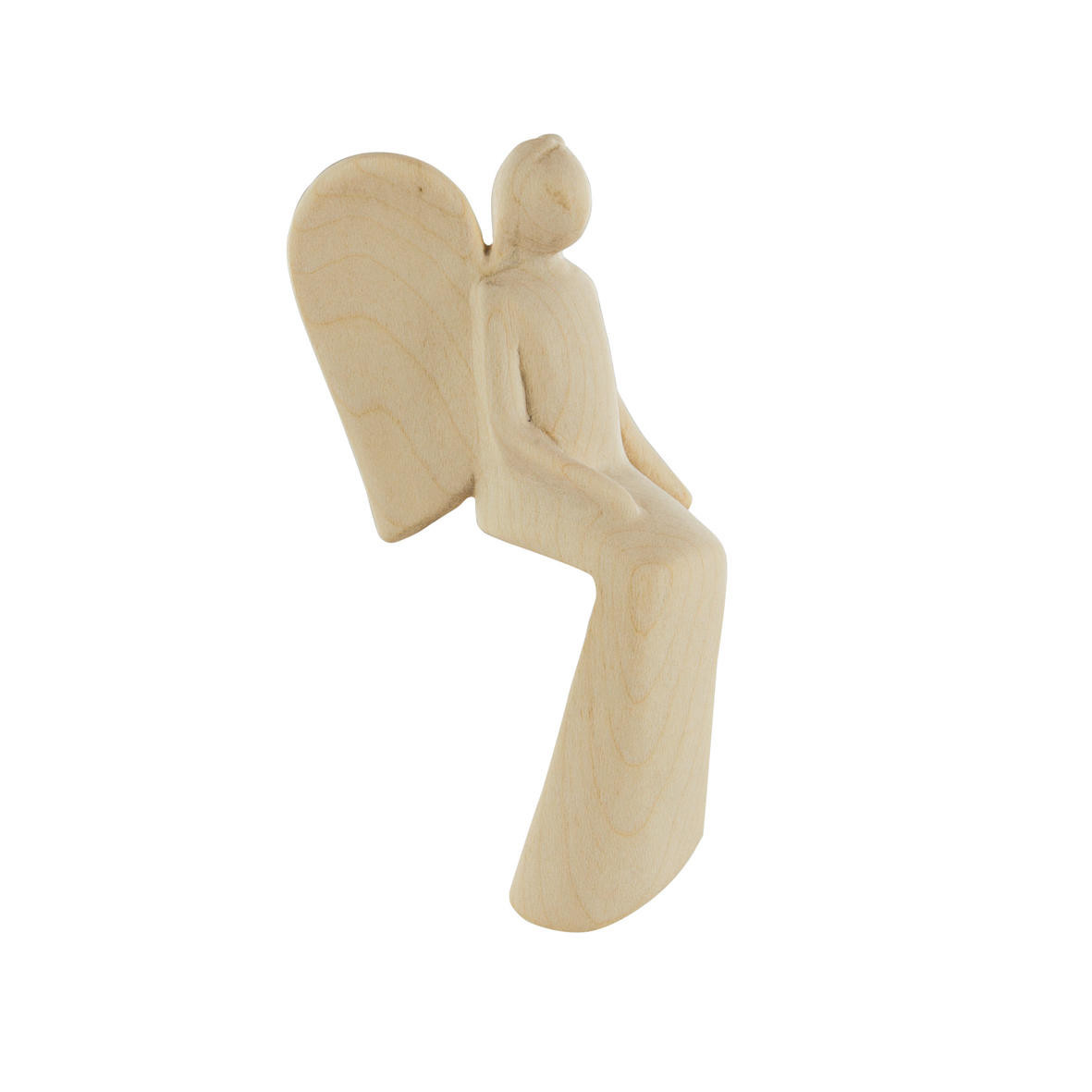 Engel hout - zittend