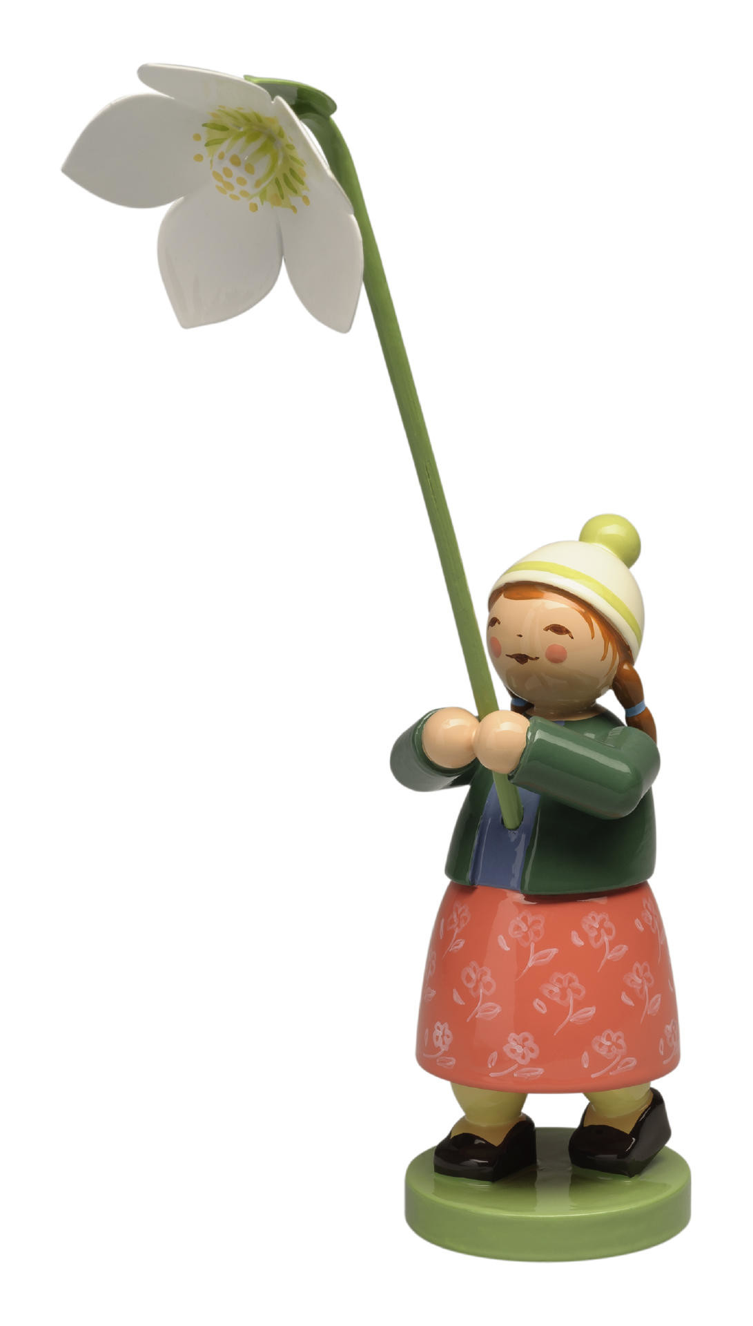 Meisje met kerstroos