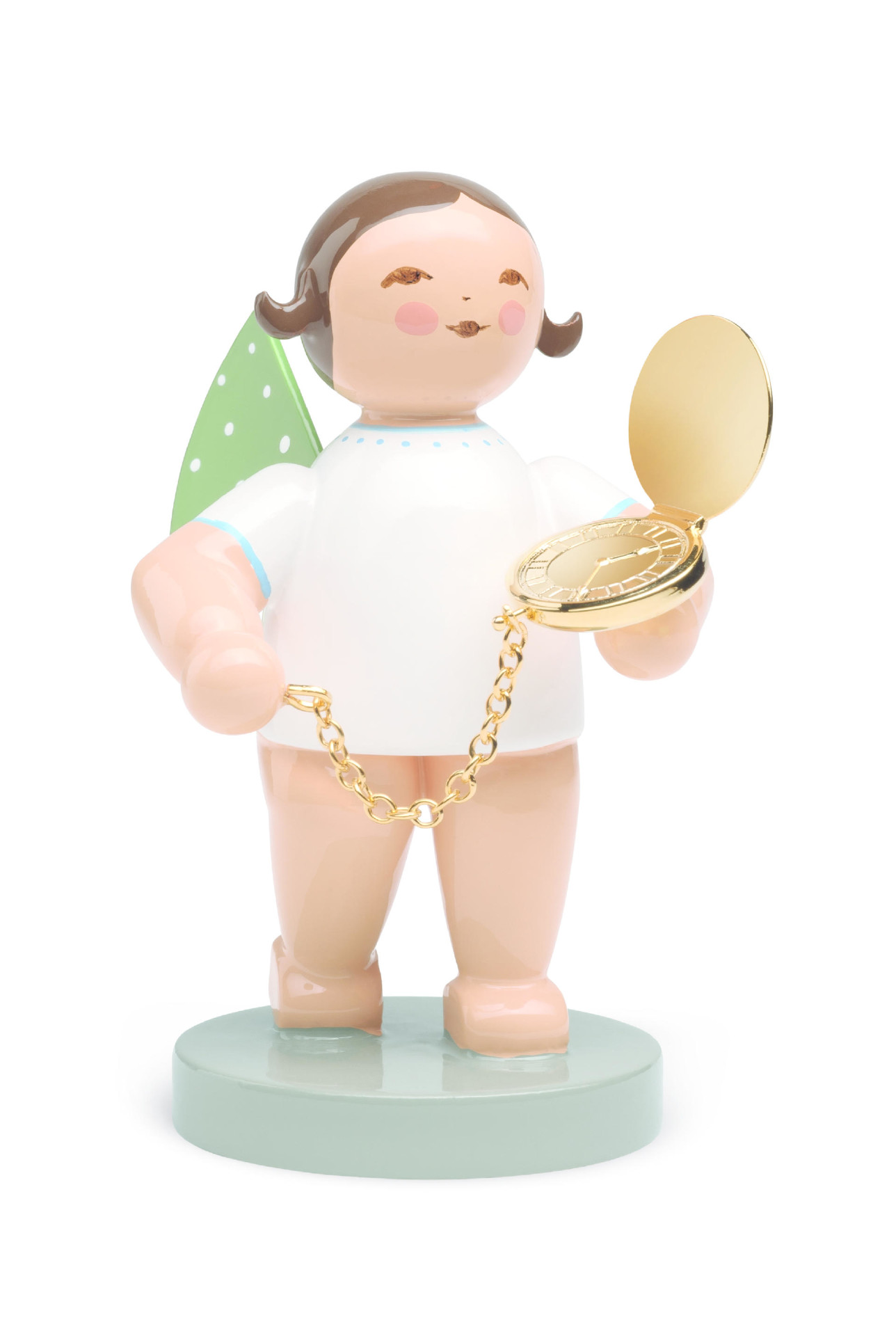 Engel met gouden zakhorloge - donker