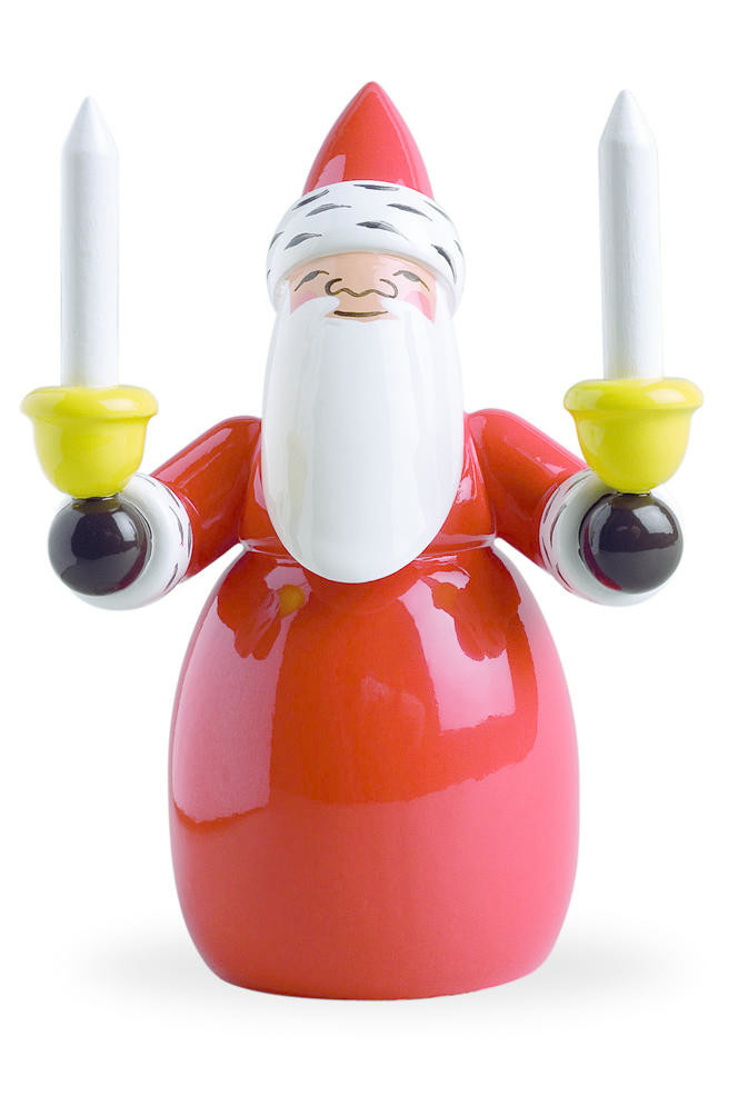 Kerstman met kaarsen