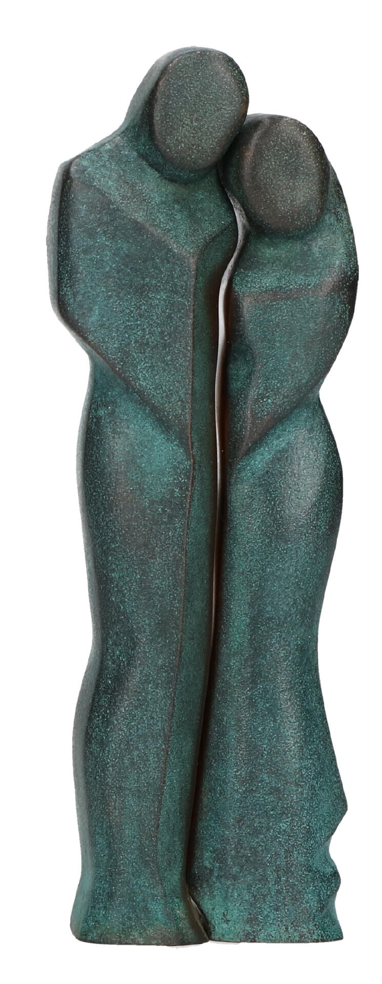 Bronzen beeld - man en vrouw 11,5 cm