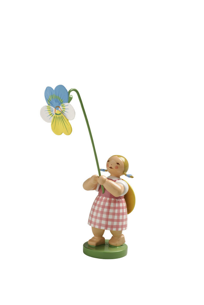 Meisje met driekleurig viooltje