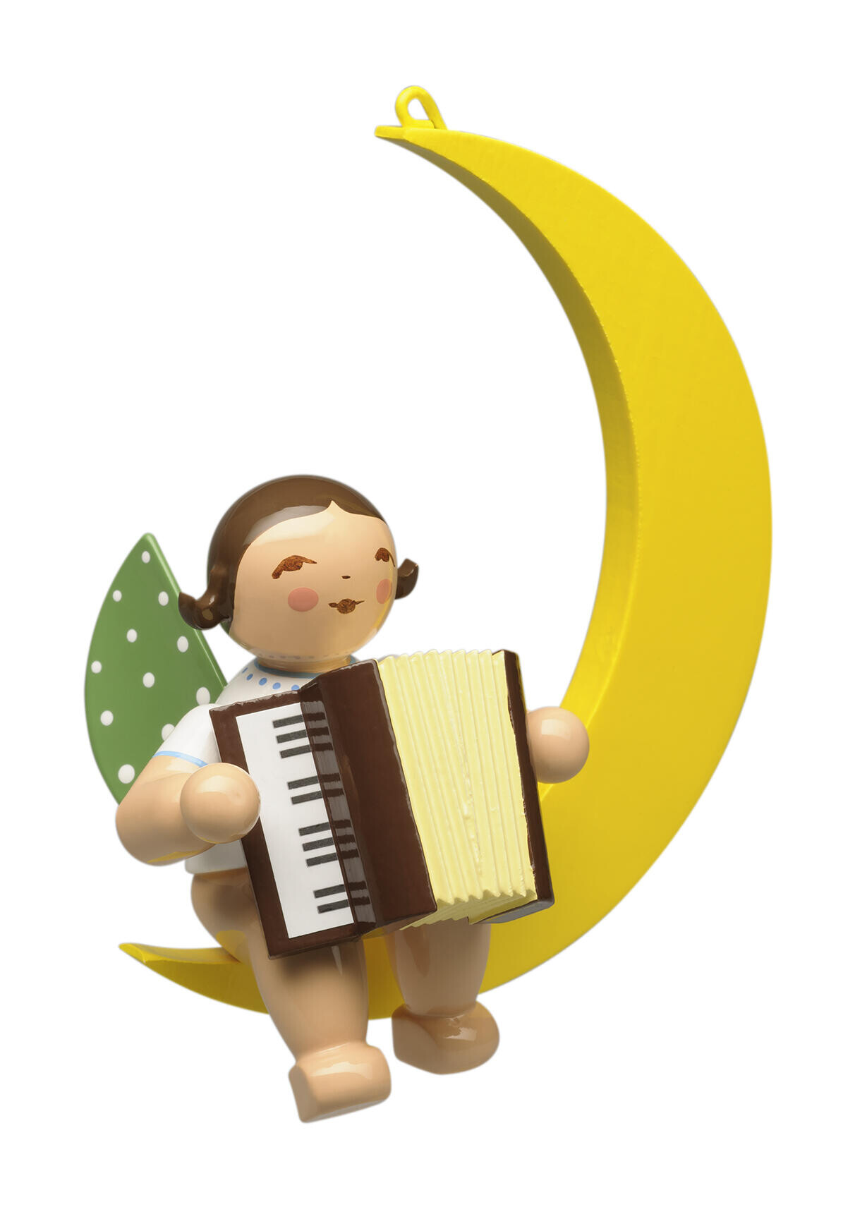 Engel met accordeon - maan