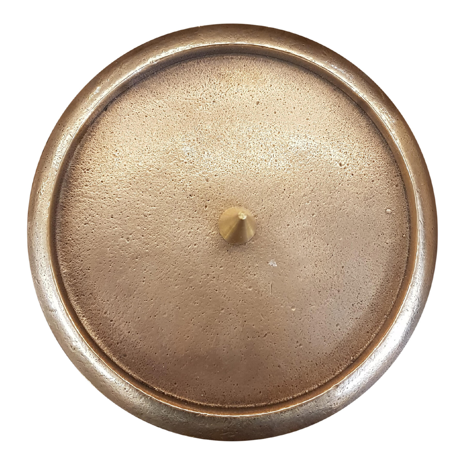 Bronzen kandelaar - doorsnee 12 cm