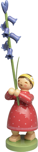 Bloemenkinderen - meisje met grasklokjes
