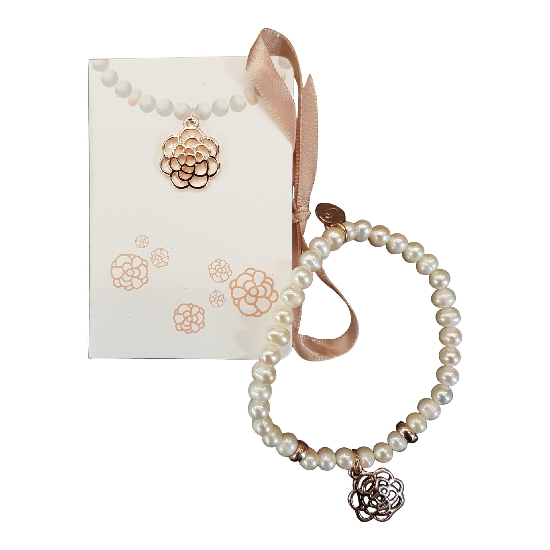 Doosje met armband - roos rosé