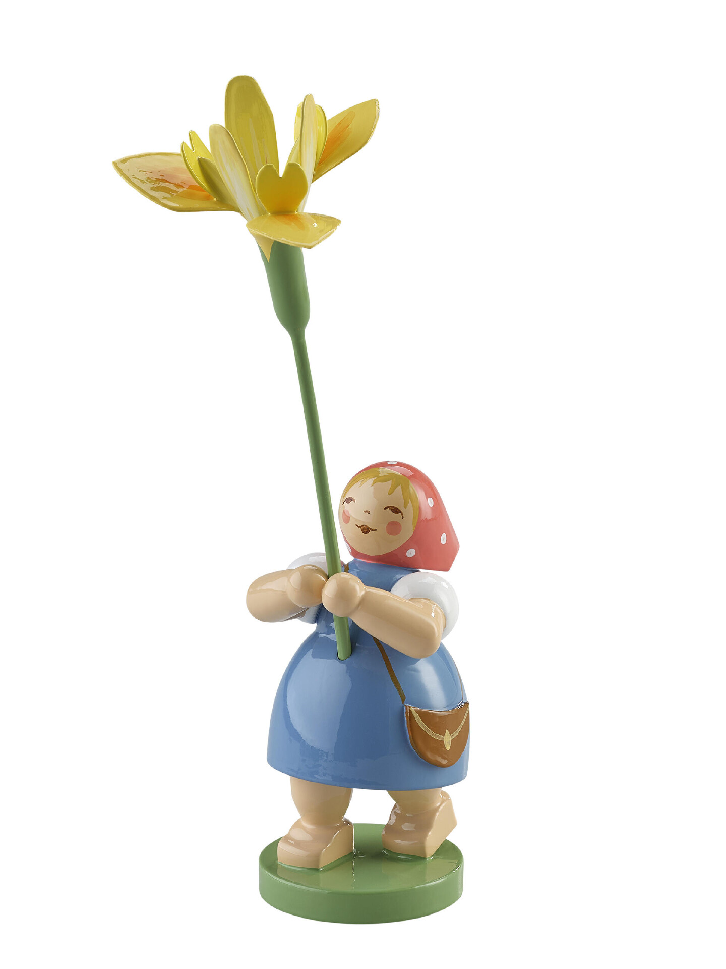Bloemenkinderen -  Meisje met gele iris