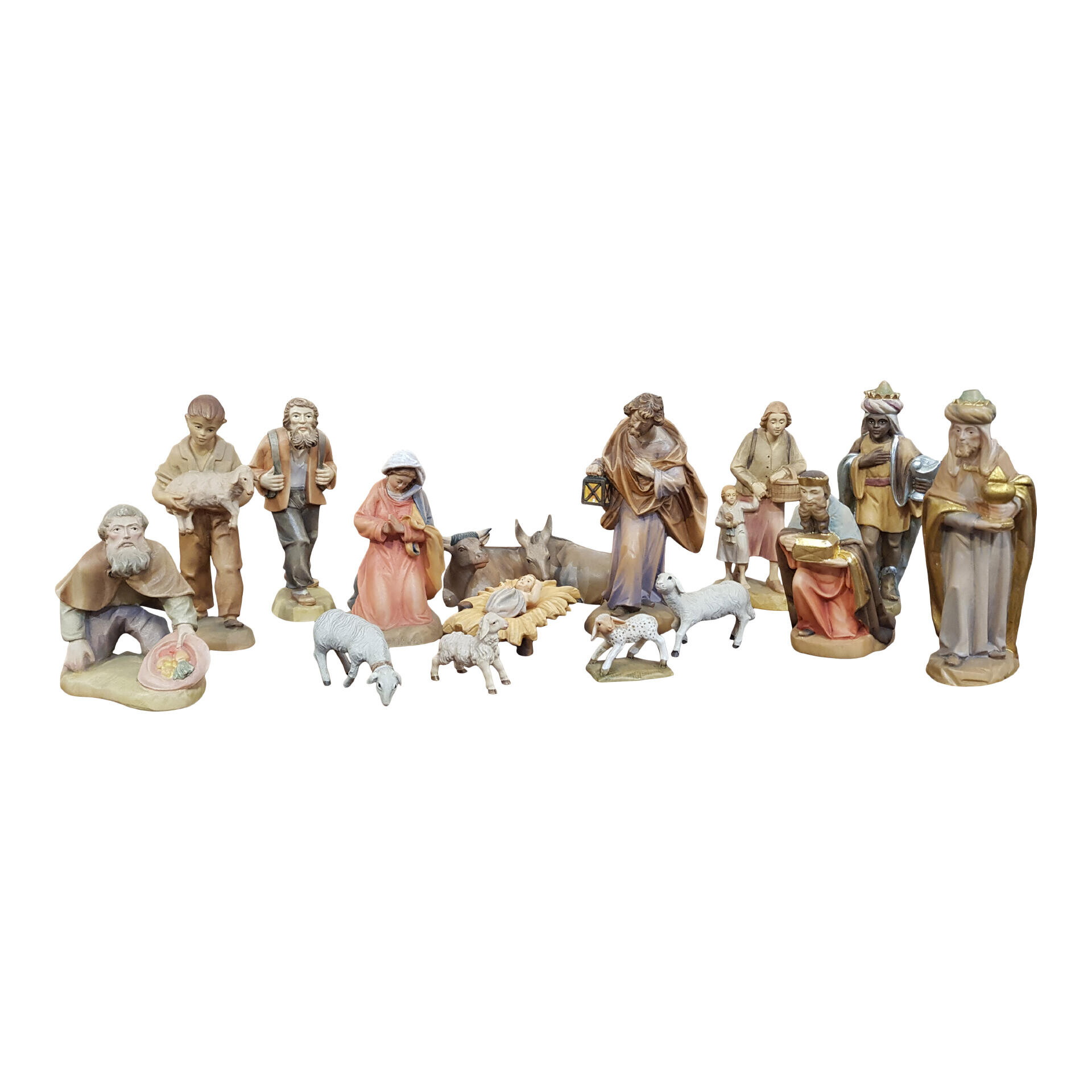Kerstgroep houtsnij - 25