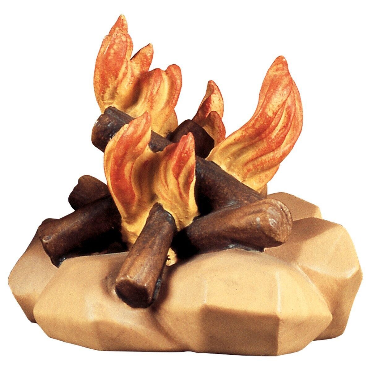 Hirt Kerstgroep - brandend vuurtje