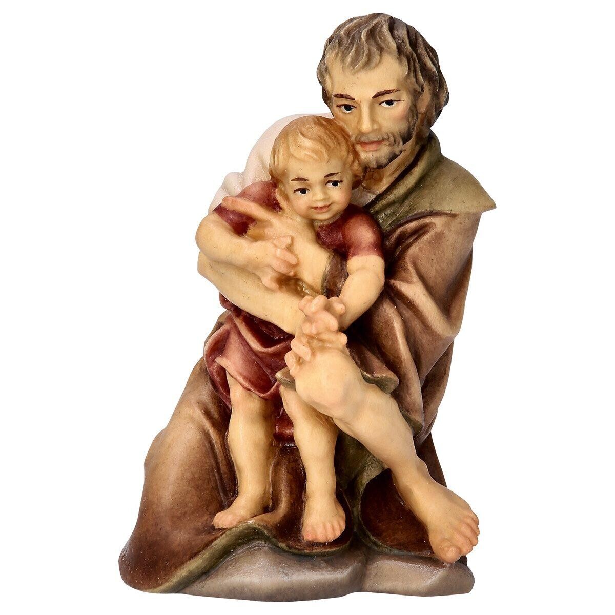 Hirt Kerstgroep - Herder kniel met kind