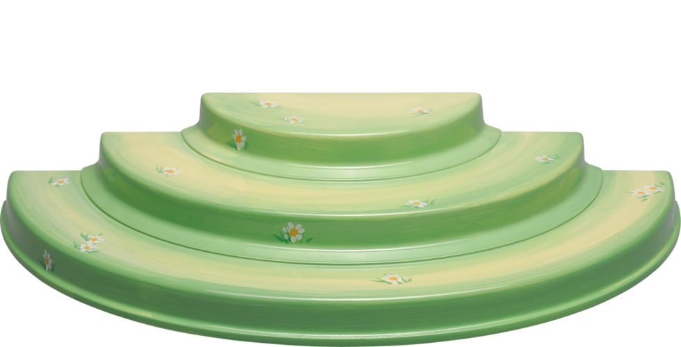 Podium groen - 3-laags klein