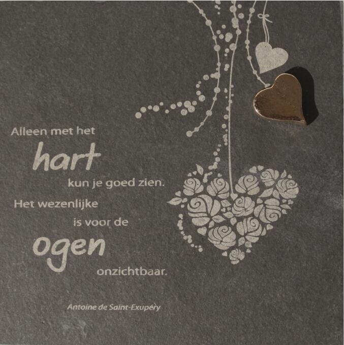 Tegel leisteen - Hart en Ogen