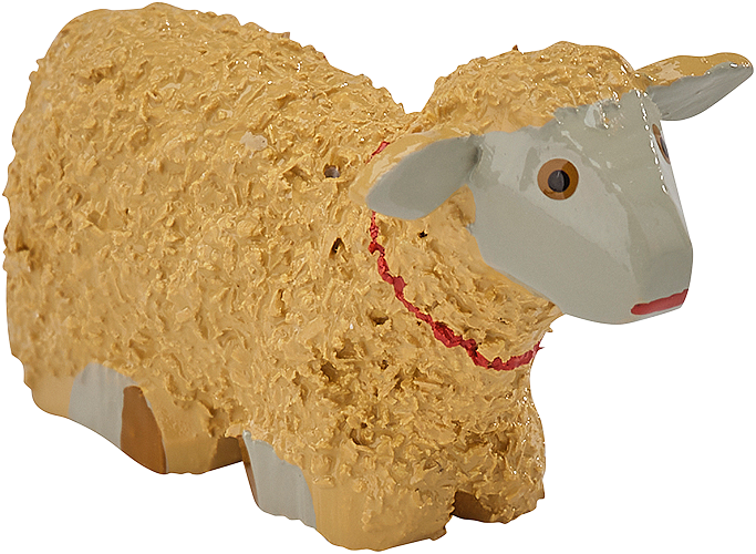 Schaapje liggend - kerstgroep