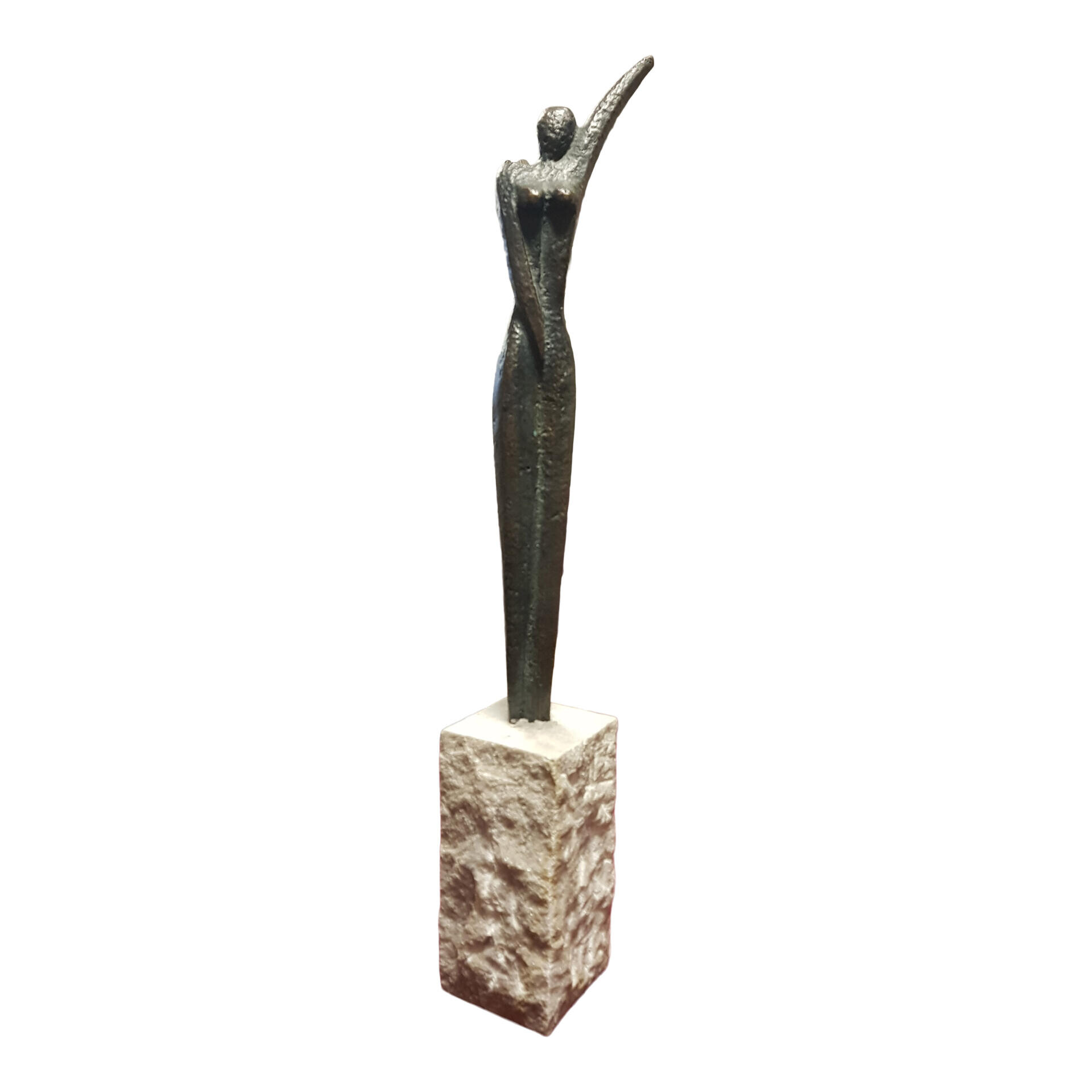 Bronzen beeld - Elegante Vrouw