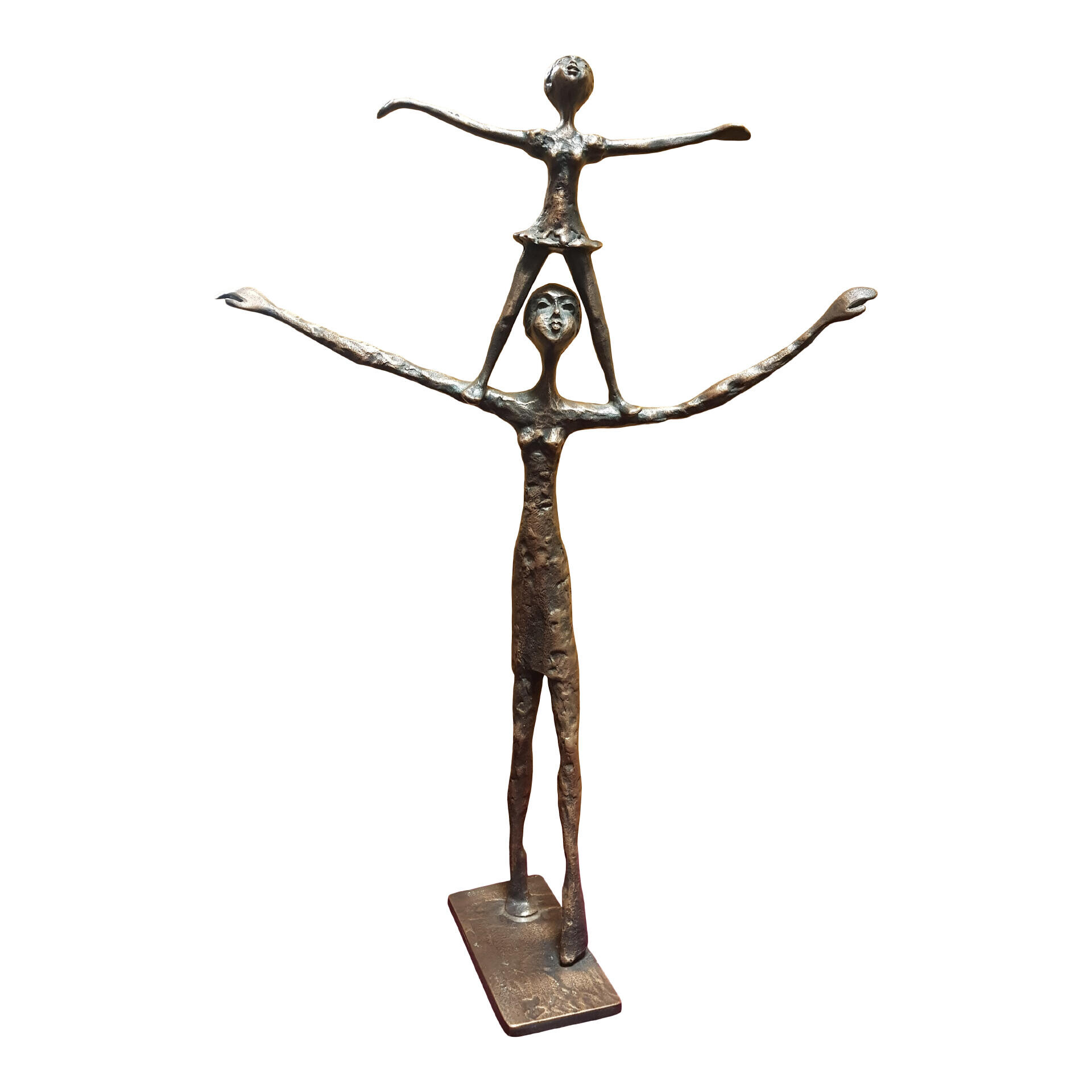 Bronzen beeld - Sterke Schouders