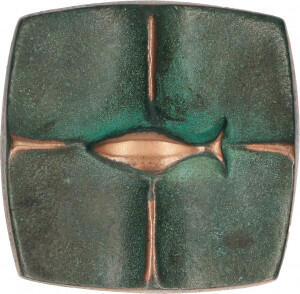 Plaquette brons - vis