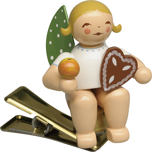 Engel met peperkoek en appel - klem