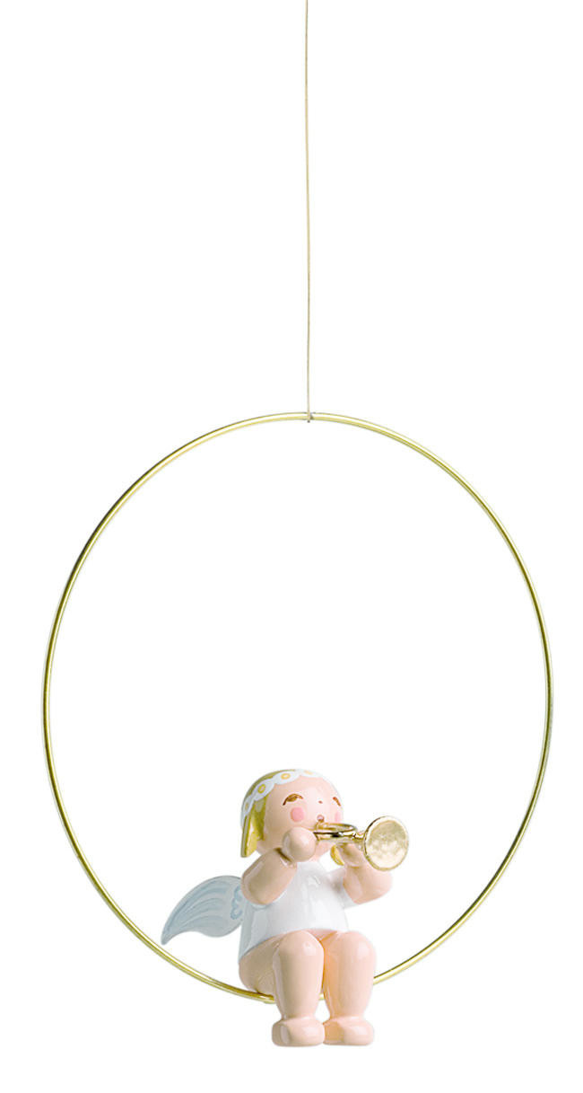 Engel met trompet - ring