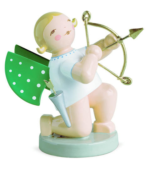 Engel knielend - cupido