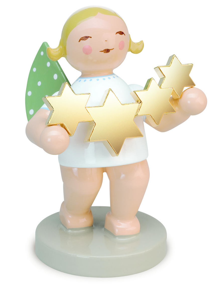 Engel met gouden sterrren
