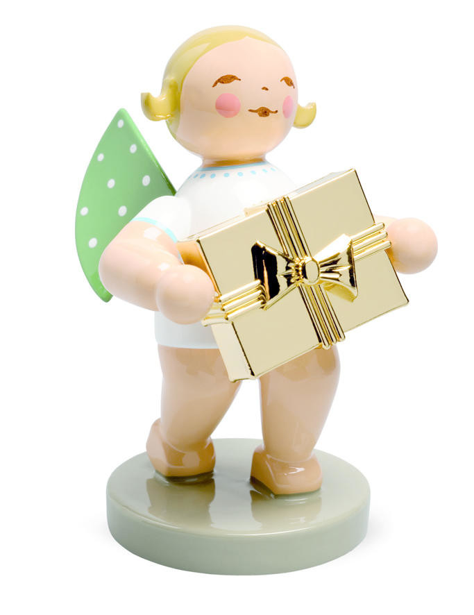 Engel met gouden geschenk