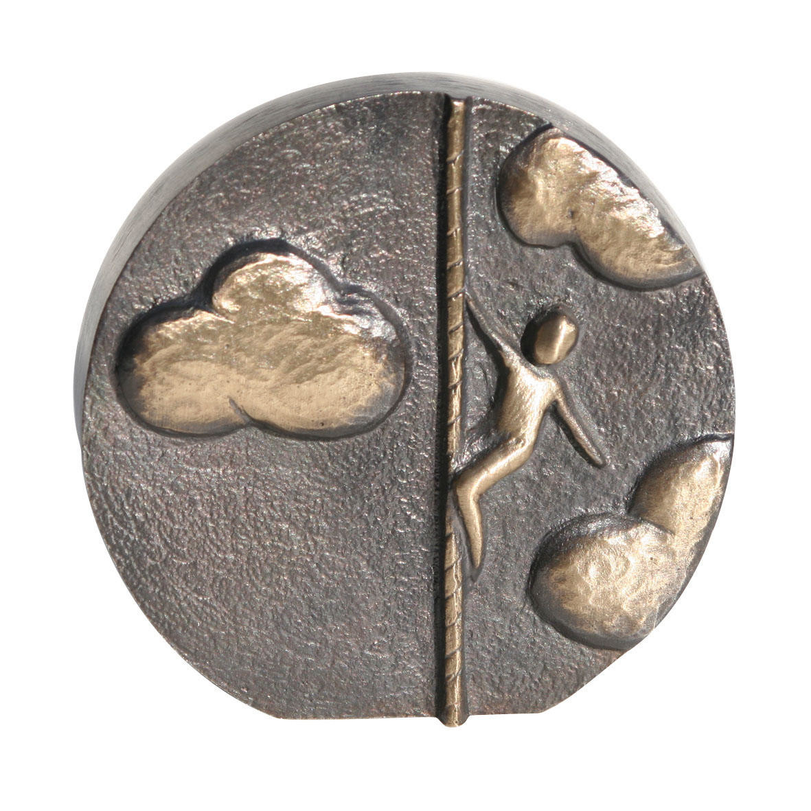 Bronzen plaquette - Hemelbestormer