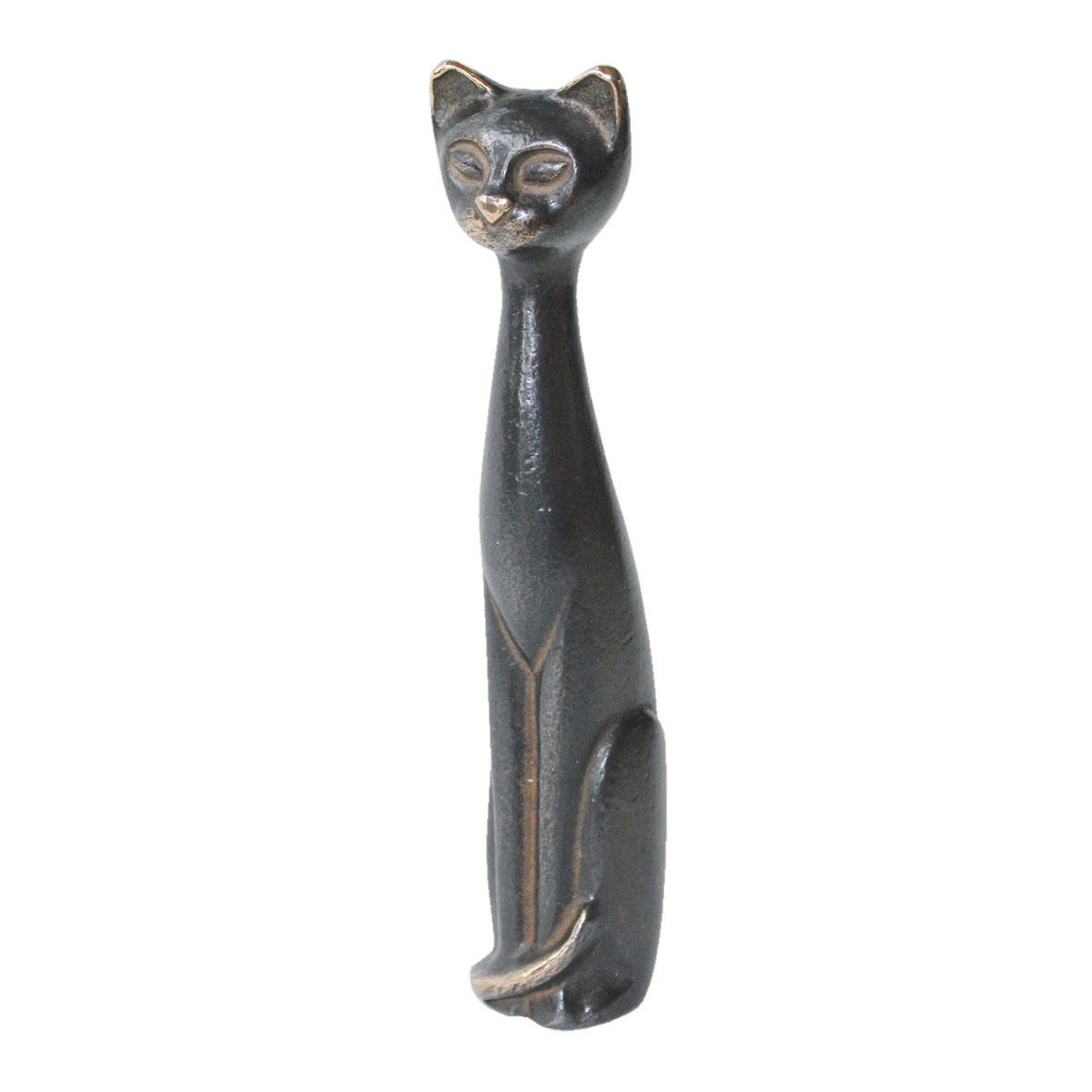 Poes brons - 18 cm