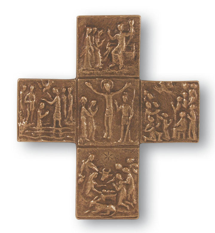 Bronzen kruis - 19