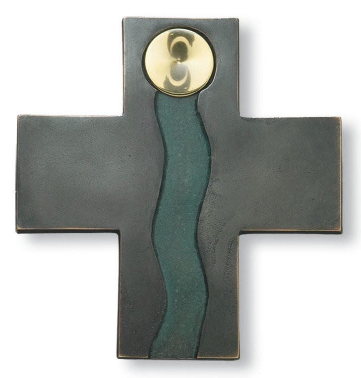 Bronzen kruis - 10