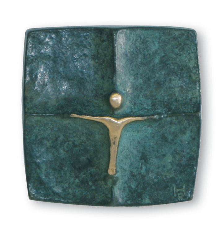 Bronzen plaquette - korpus