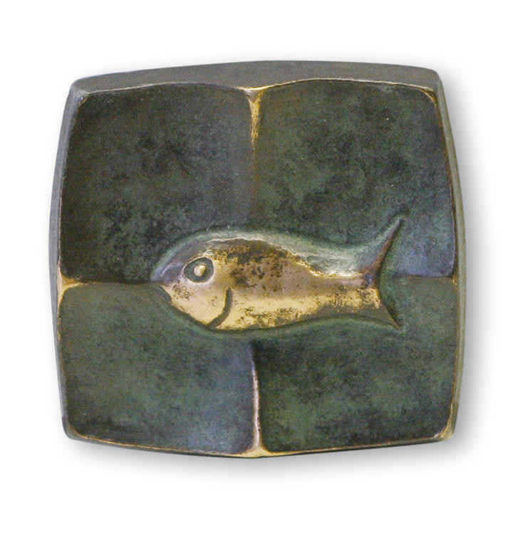 Plaquette brons - vis