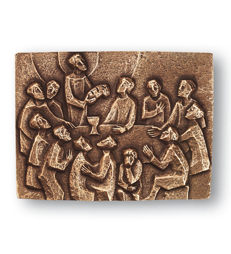 Plaquette brons - Laatste avondmaal